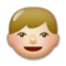 Boy - Medium Light emoji on LG